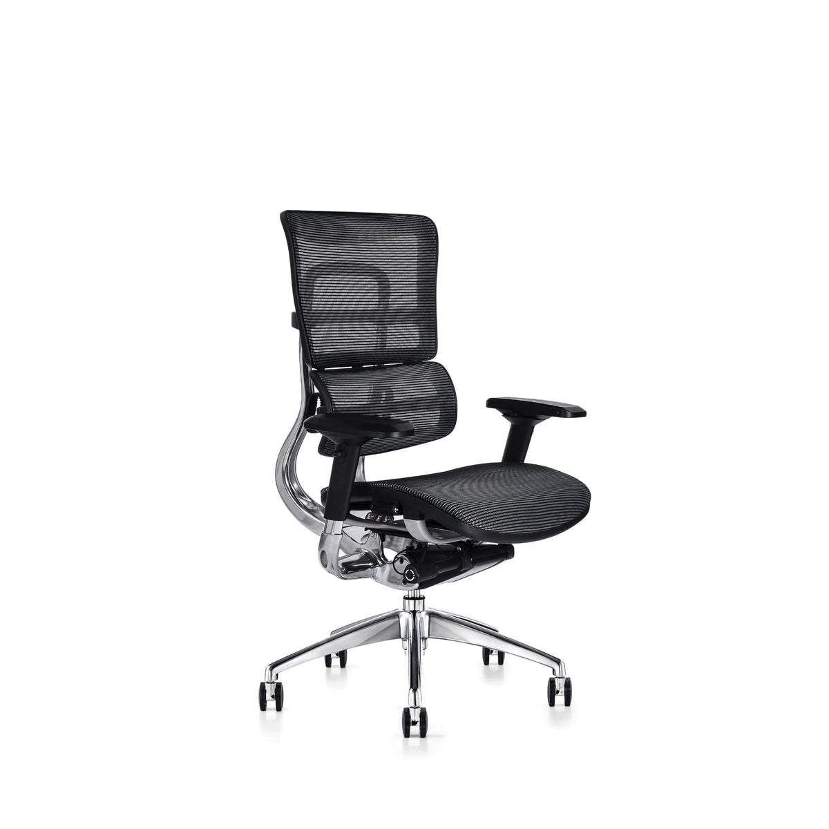 i29 office chair mesh seat no headrest right front view