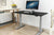 Kinetik1 dual motor motorized desk legs used in a home environment