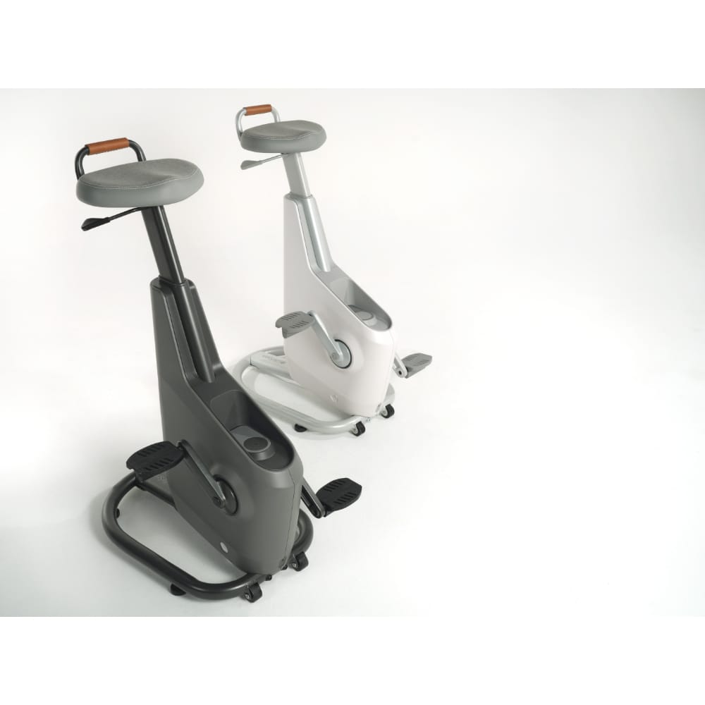 Lifespan Ampera deskbikes in white and grey side by side