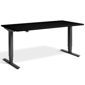 Masta Electrically Height Adjustable Desk - Anthracite Frame Black Top