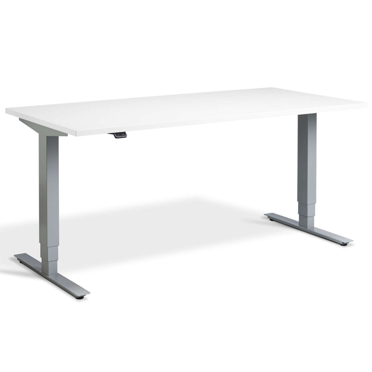 Masta Electrically Height Adjustable Desk - Silver Frame White Top