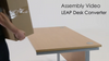Leap Desk Converter Assembly