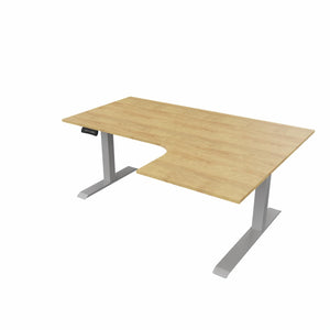 Small Corner Standing Desk | Rize Radial