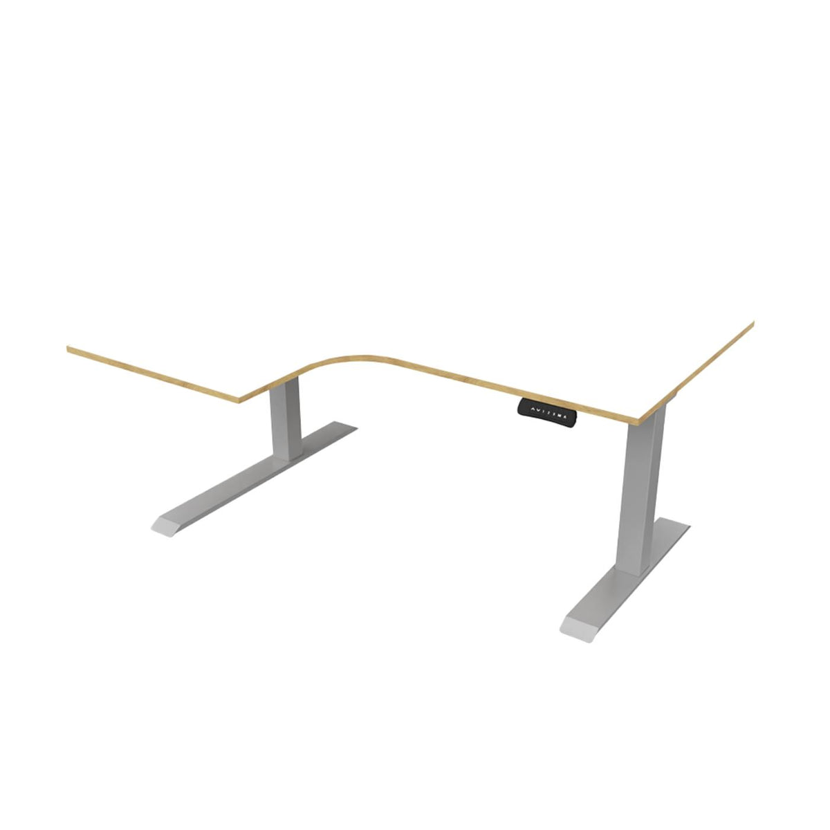 Small Corner Standing Desk | Rize Radial