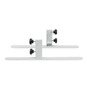 infrared panel heater stand with screws side view