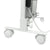 infrared panel stand with wheels attached to panel heater side view