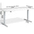 the range of measurements for our design-yourself white standing desk