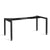 4 Leg Standing Desk Frame - Rega - Black Colour - Studio Image