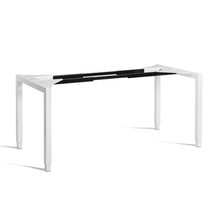 4 Leg Standing Desk Frame - Rega - White Colour - Studio Image