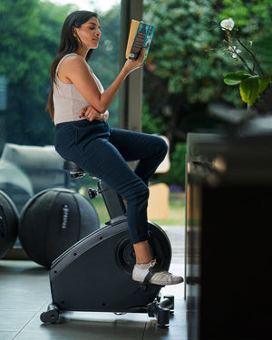 Using a Lifespan C3 desk bike