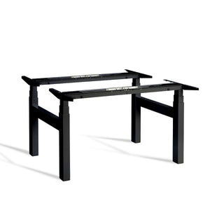Double-Standing-Desk-Frame-Black