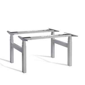 Double-Standing-Desk-Frame-Silver