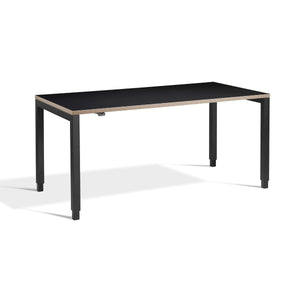 Four Leg Standing Desk Frame - Rega - Black Colour - With Custom Top