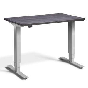 Pacto small standing desk frame example with top