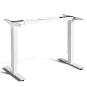 Pacto small standing desk frame in white