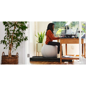 Yoga ball office chair with treadmill