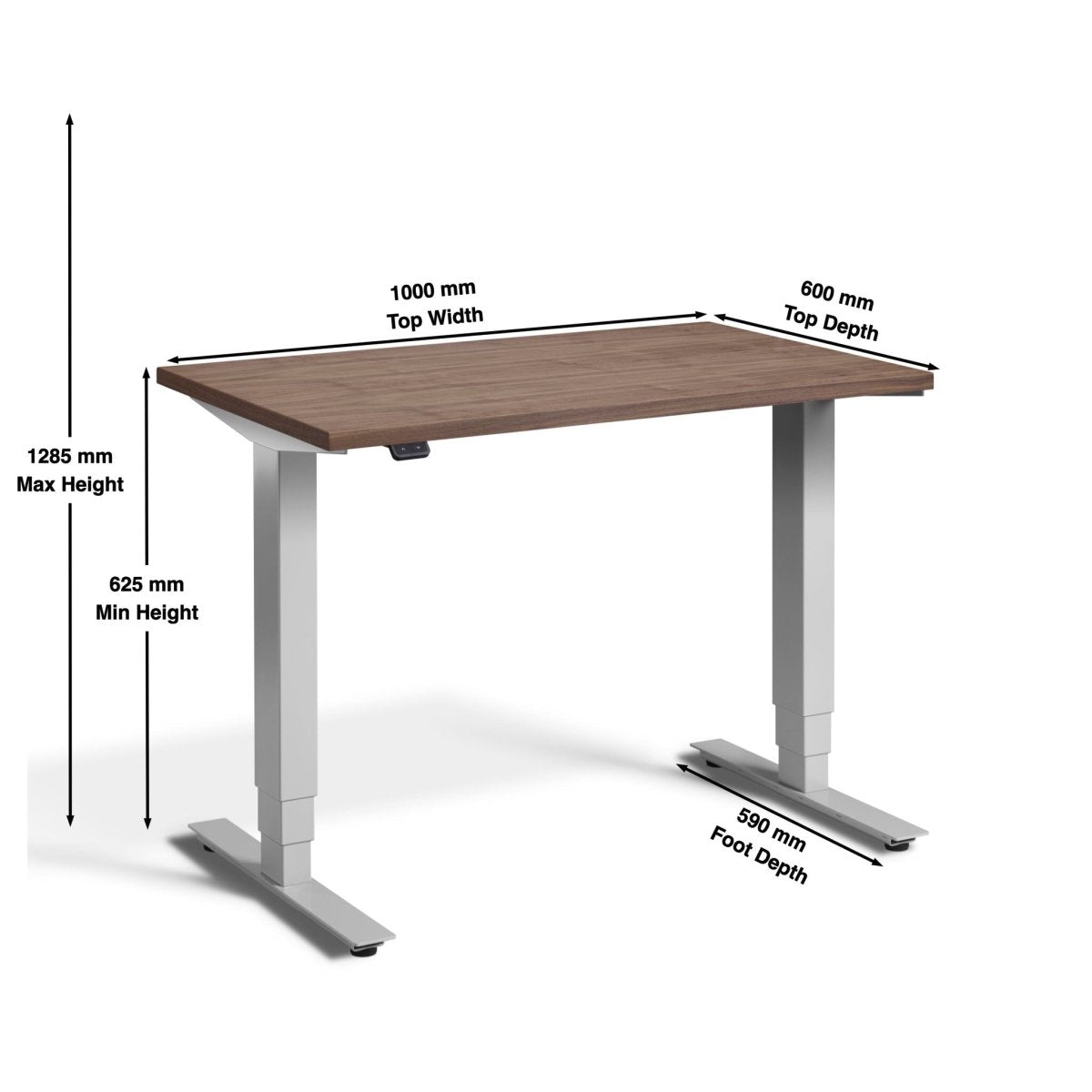 Custom wood 2024 standing desk