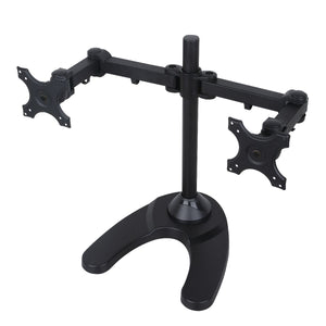 Dual Weighted Monitor Stand with base for use with 2 Screens