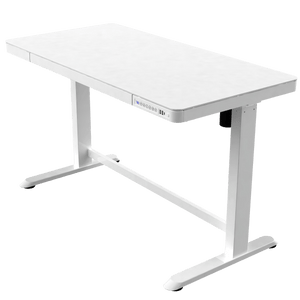 Height Adjustable Standing Desk - The Dextro Matte White