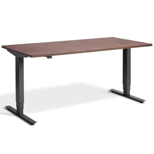 Masta Electrically Height Adjustable Desk - Anthracite Frame Ferro Bronze Top