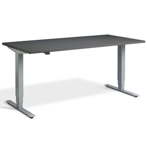 Masta Electrically Height Adjustable Desk - Silver Frame Graphite Top