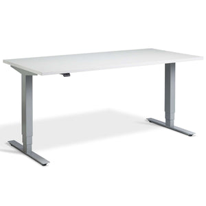 Masta Electrically Height Adjustable Desk - Silver Frame Grey Top