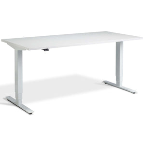 Masta Electrically Height Adjustable Desk - White Frame Grey Top