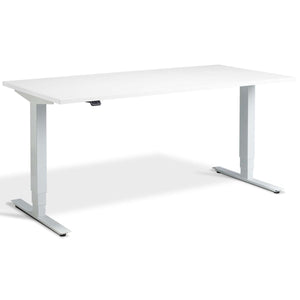 Masta white standing desk front view