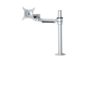 Single Flat Screen Monitor Arm Silver