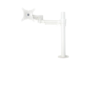 Single Flat Screen Monitor Arm White