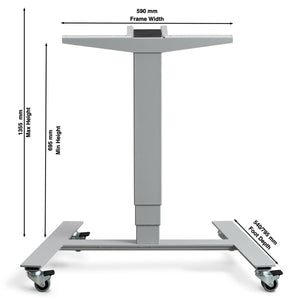 Single Leg Standing Desk Frame Dimensions