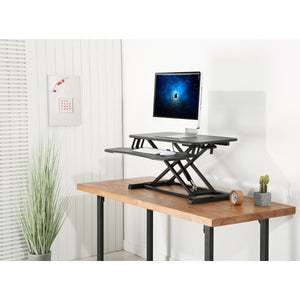 Sit Stand Desk Converter Lifestyle