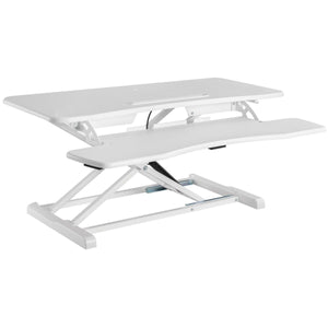 Sit Stand Desk Converter White