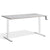 Manual Standing Desk Cascina Pine Top White Frame